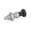 J.W. Winco JW Winco GN717-4-M6-BK-NI Indexing Plunger 717-4-M6-BK-NI